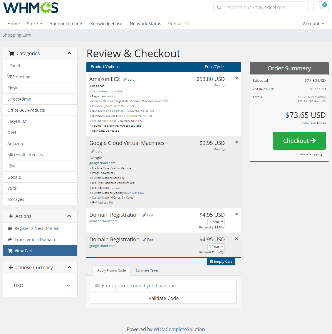 Abandoned Cart For WHMCS: Module Screenshot 11