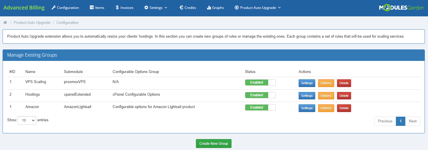 Advanced Billing For WHMCS: Module Screenshot 29