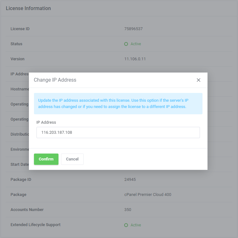 cPanel Manage2 For WHMCS: Module Screenshot 2