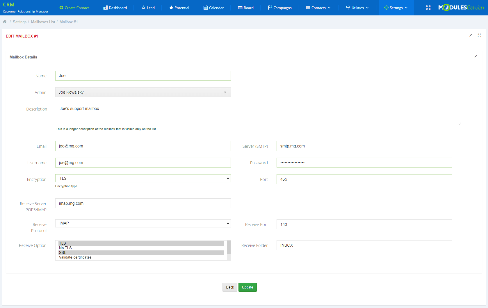 CRM For WHMCS: Module Screenshot 20