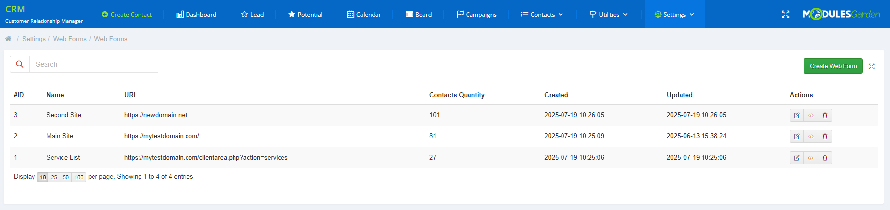 CRM For WHMCS: Module Screenshot 27