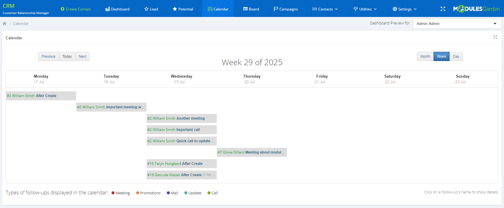 CRM For WHMCS: Module Screenshot 8