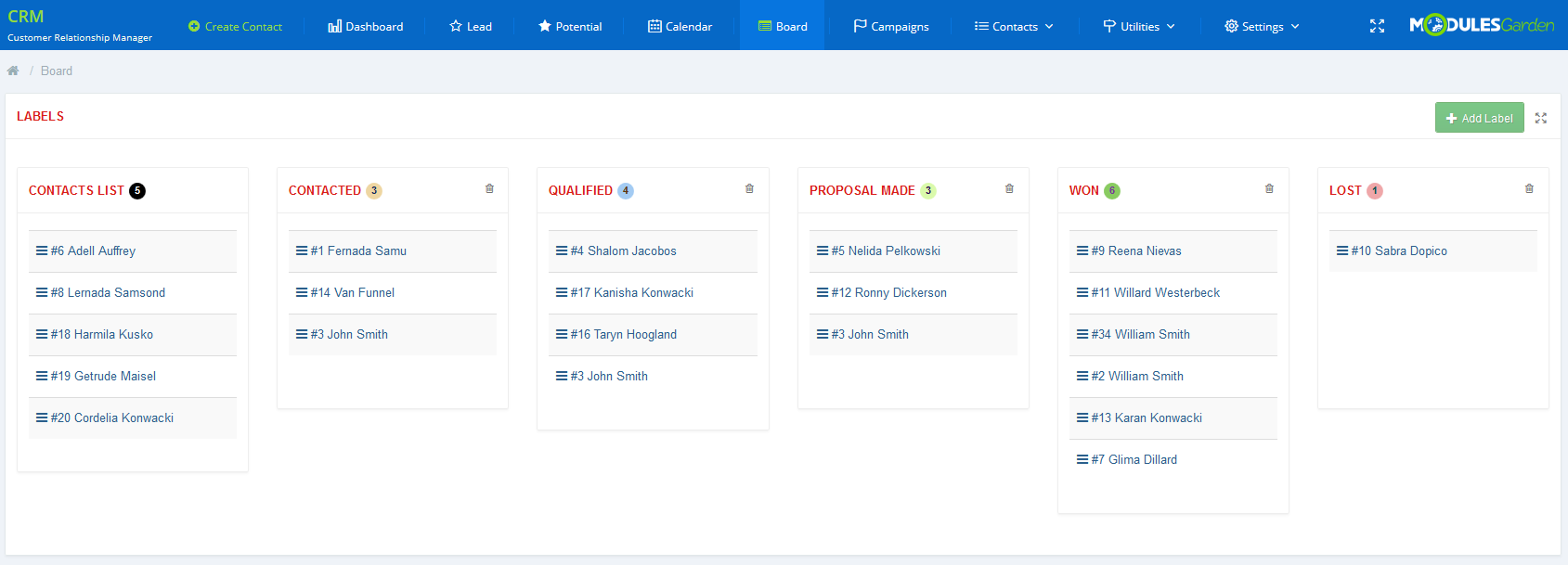 CRM For WHMCS: Module Screenshot 9