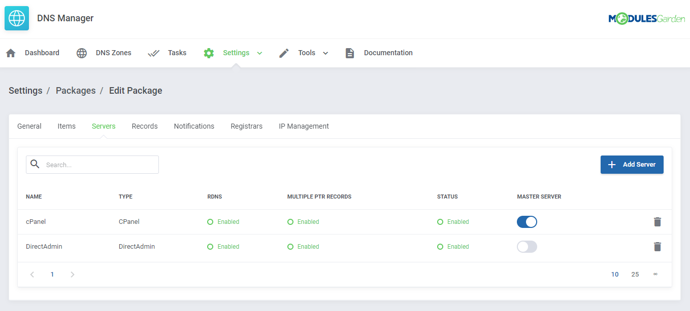 DNS Manager For WHMCS: Module Screenshot 27