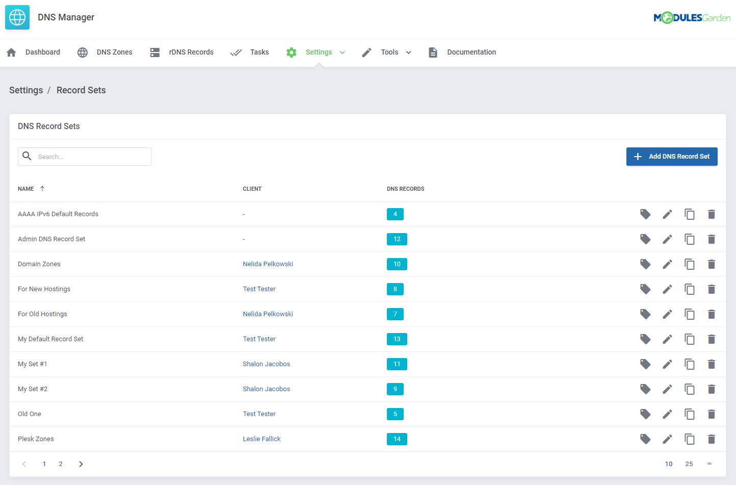 DNS Manager For WHMCS: Module Screenshot 35