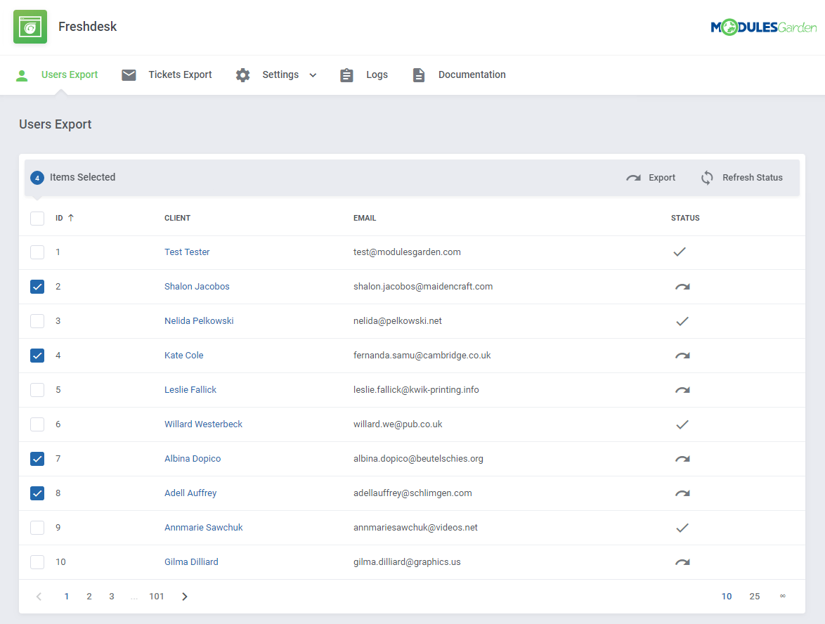 Freshdesk For WHMCS: Module Screenshot 5