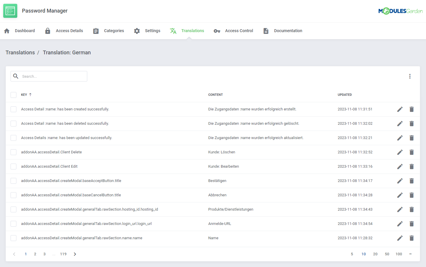 Password Manager For WHMCS: Module Screenshot 26