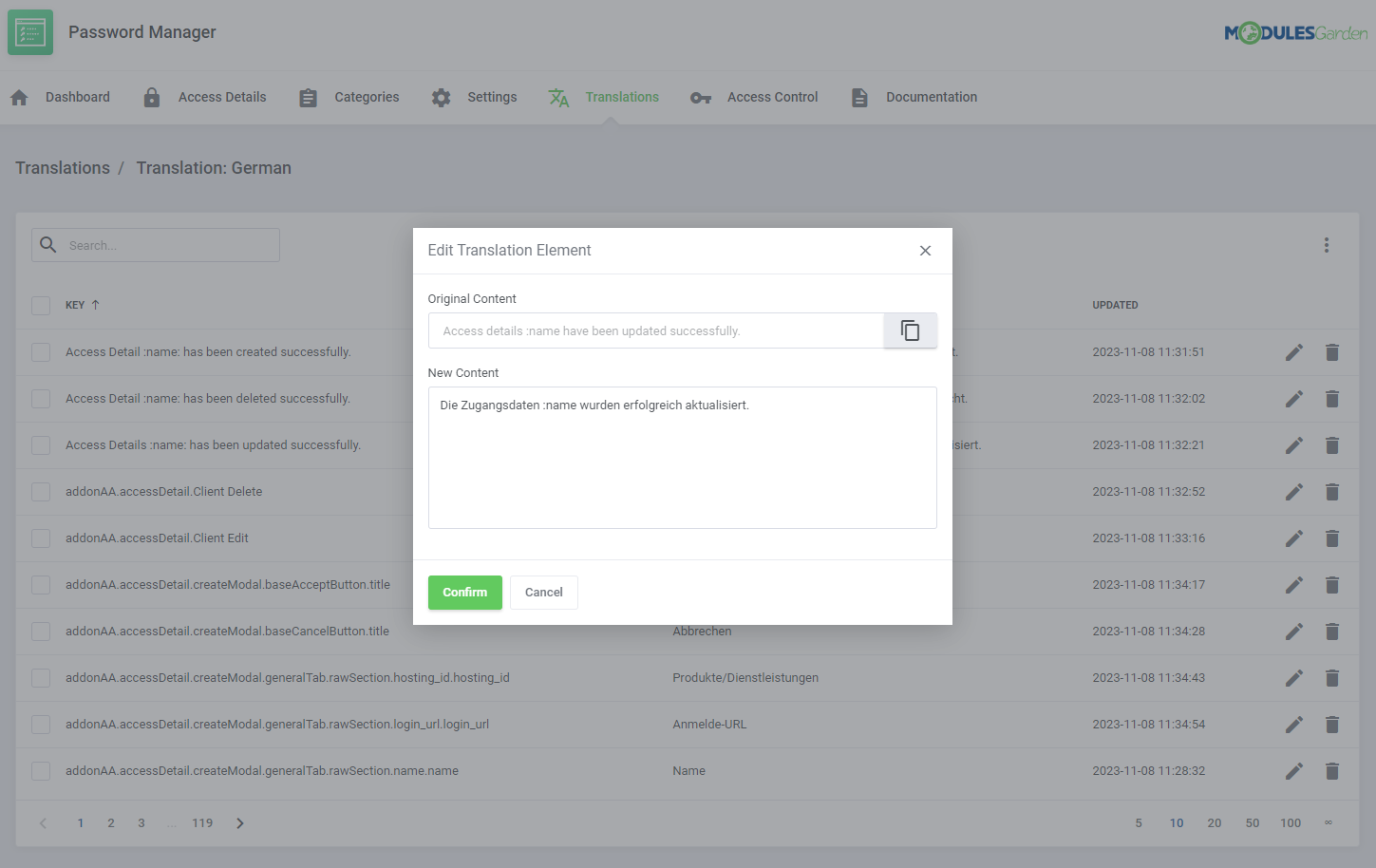 Password Manager For WHMCS: Module Screenshot 27