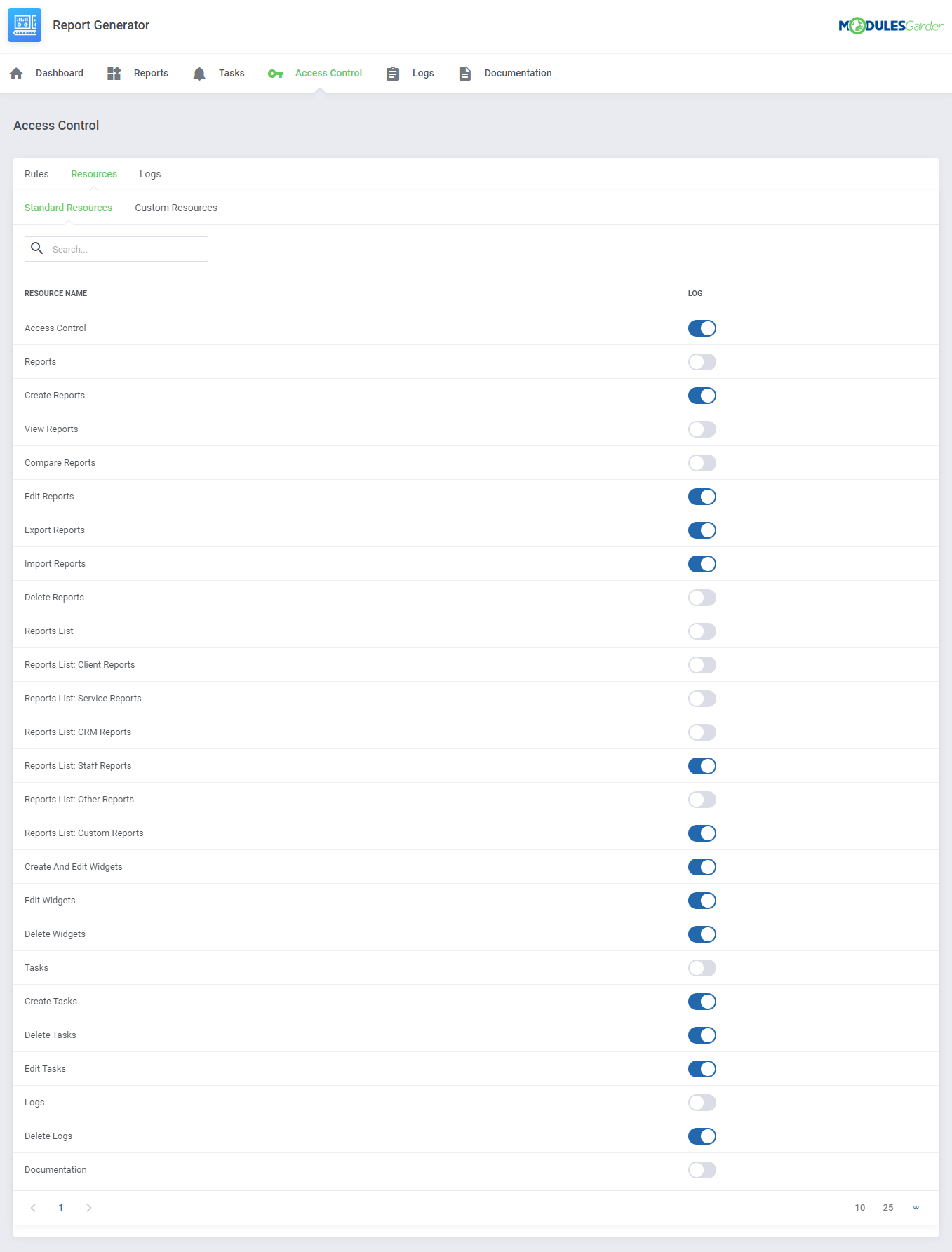 Report Generator For WHMCS: Module Screenshot 24