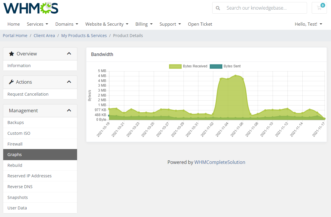 Vultr VPS For WHMCS: Module Screenshot 6