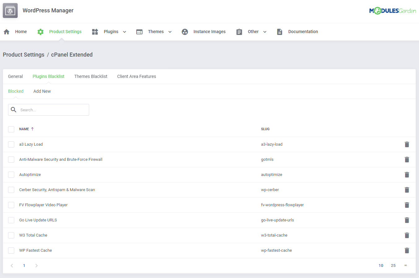 WordPress Manager For WHMCS: Module Screenshot 30