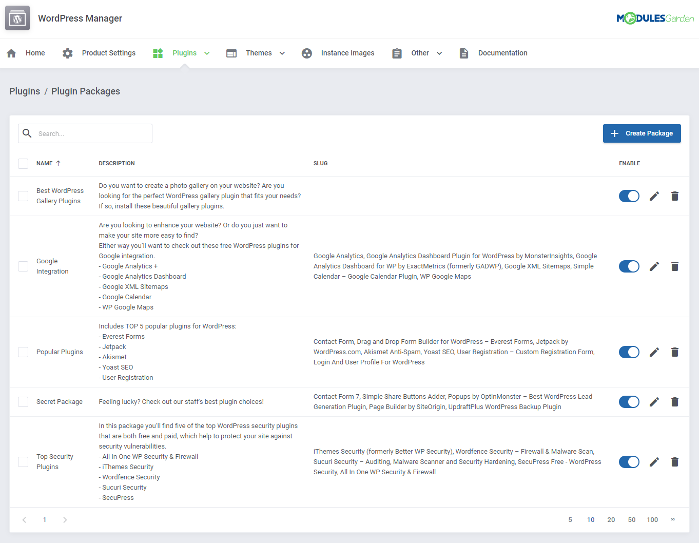 WordPress Manager For WHMCS: Module Screenshot 34