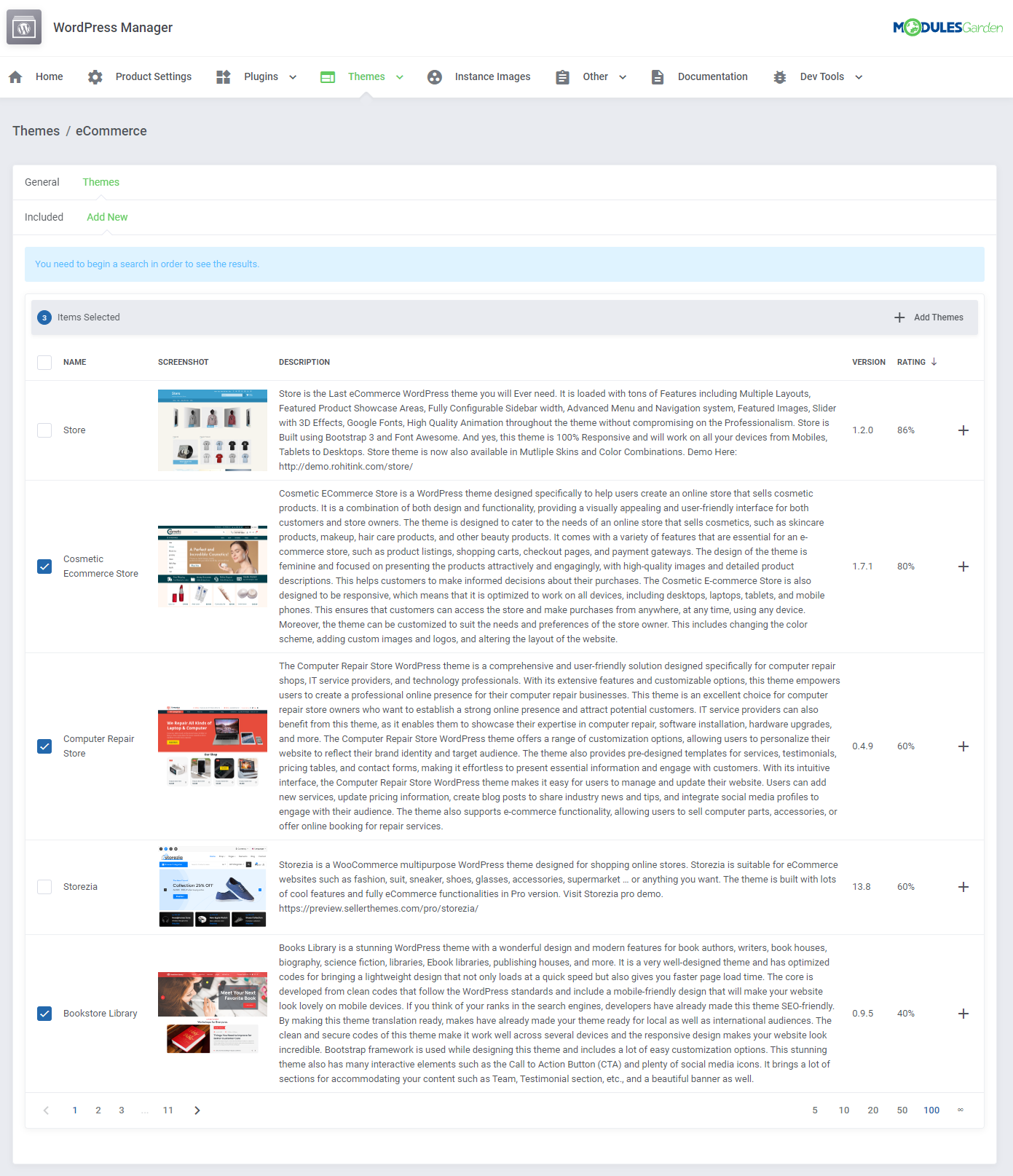 WordPress Manager For WHMCS: Module Screenshot 41