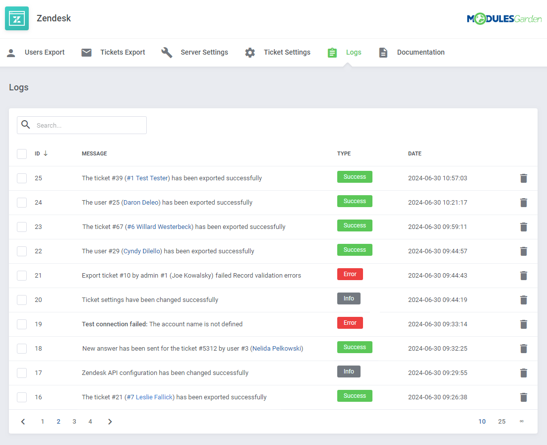 Zendesk For WHMCS: Module Screenshot 13