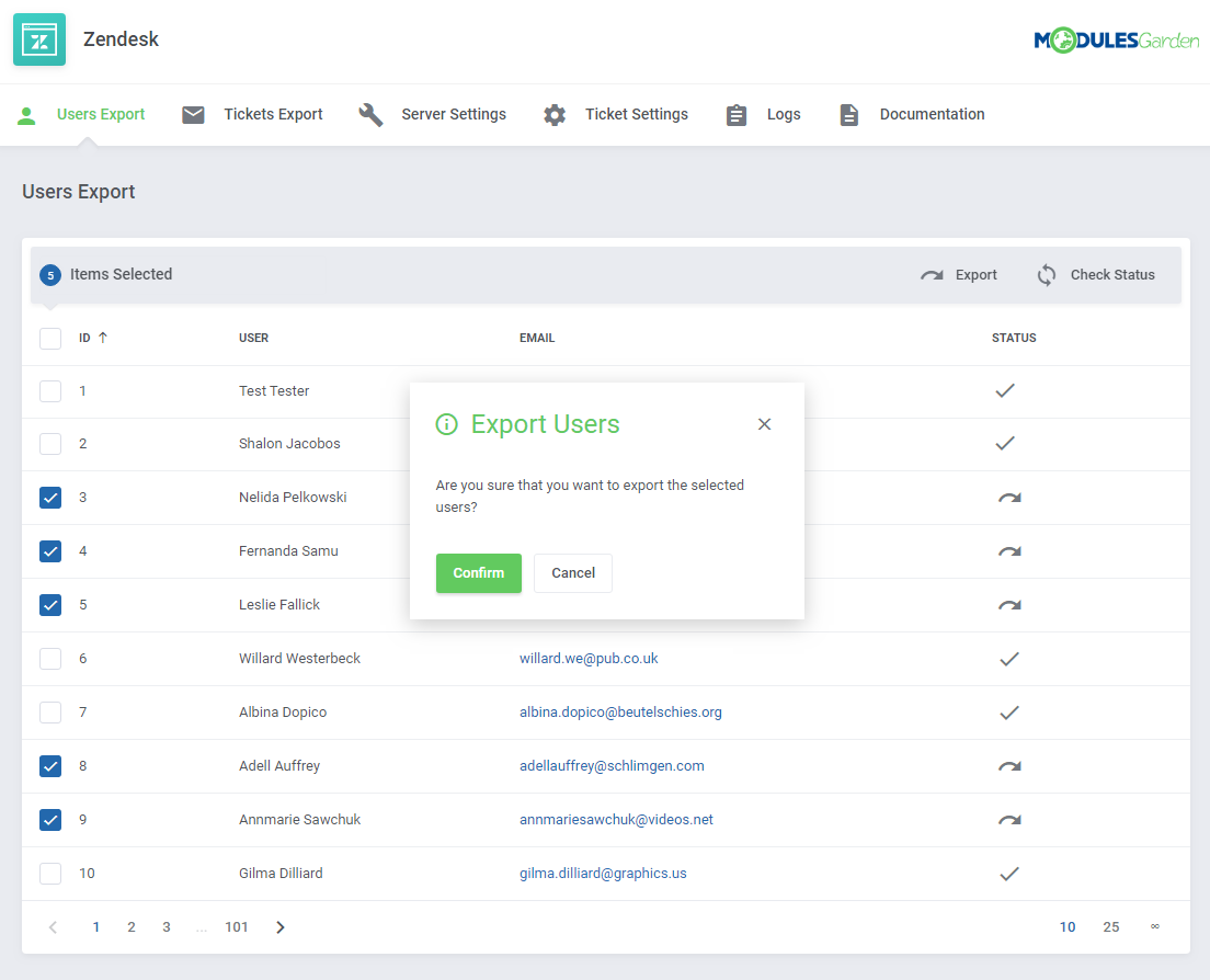 Zendesk For WHMCS: Module Screenshot 7